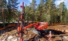 Sandvik Ranger DXR series surface drill rig