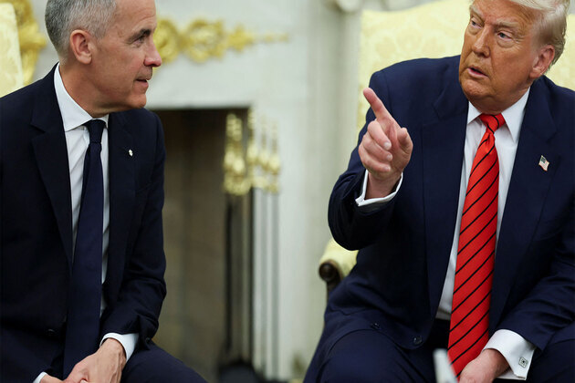 Six Republicans vote to reverse Trump's tariffs on Canada