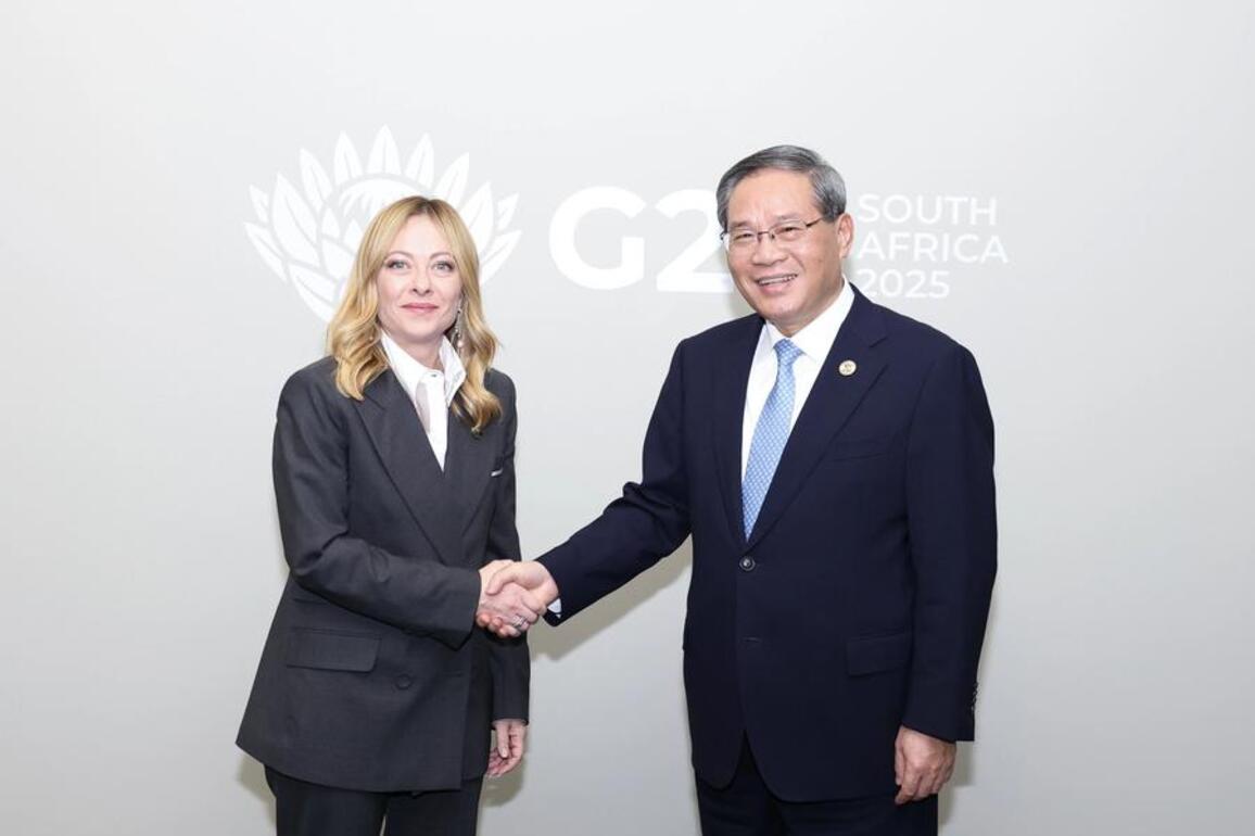 China ready to enhance strategic alignment with Italy -- Premier Li