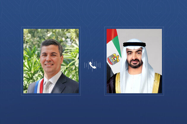 UAE President receives phone call from President of Paraguay affirming solidarity with the UAE