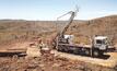 Impact Minerals drilling at its Broken Hill property.