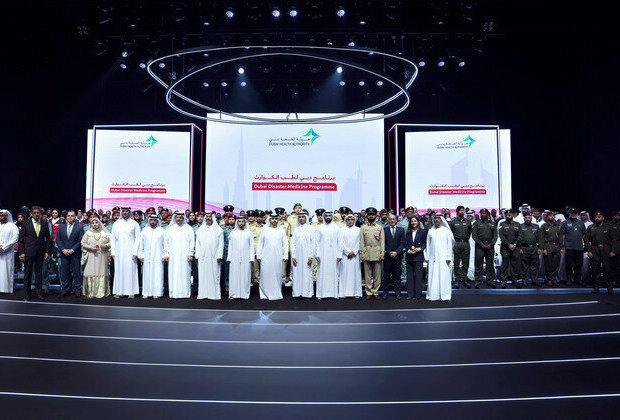 Mansoor bin Mohammed attends graduation ceremony of first cohort of Dubai Disaster Medicine Programme