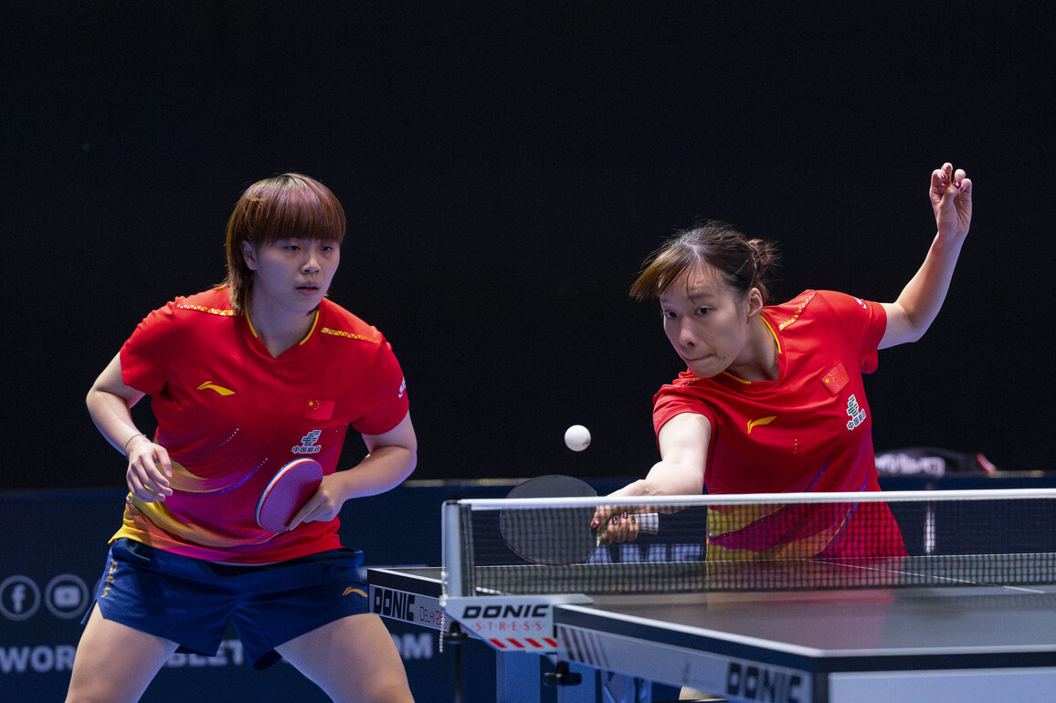 (SP)BRITAIN-LONDON-TABLE TENNIS-WTT-STAR CONTENDER-WOMEN'S DOUBLES-QUARTERFINALS