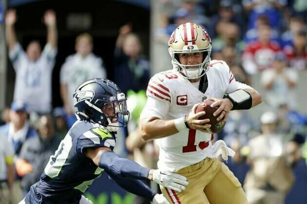 Report: 49ers QB Brock Purdy (toe) out 2-5 weeks