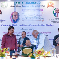 Jamia Hamdard hosts "Media Matters" with ANI founder Prem Prakash