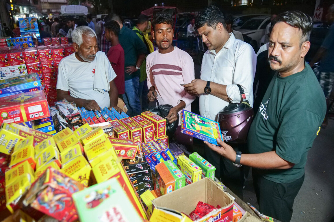 Diwali Delight: Firecrackers bearing names of Op Sindoor, Rinku Singh fly off shelves in Aligarh