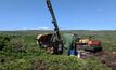  Drilling at the Central Zone, part of the Cape Ray gold project