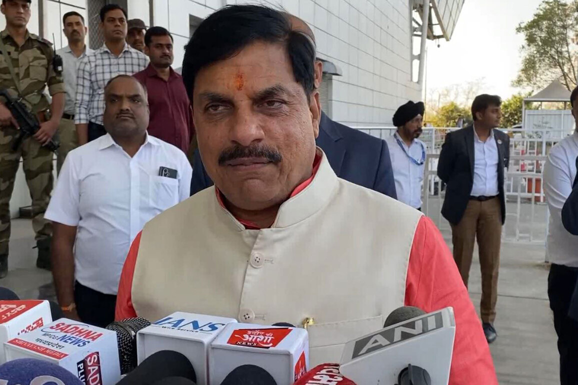 Madhya Pradesh CM Mohan Yadav greets public on Maha Shivratri