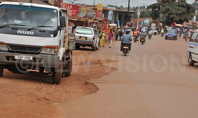 Gullies eat up roads in Kawempe Gullies eat up roads in Kawempe
