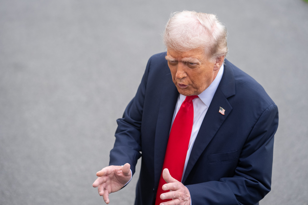 U.S.-WASHINGTON, D.C.-TRUMP-UK-VISIT-DEPARTURE