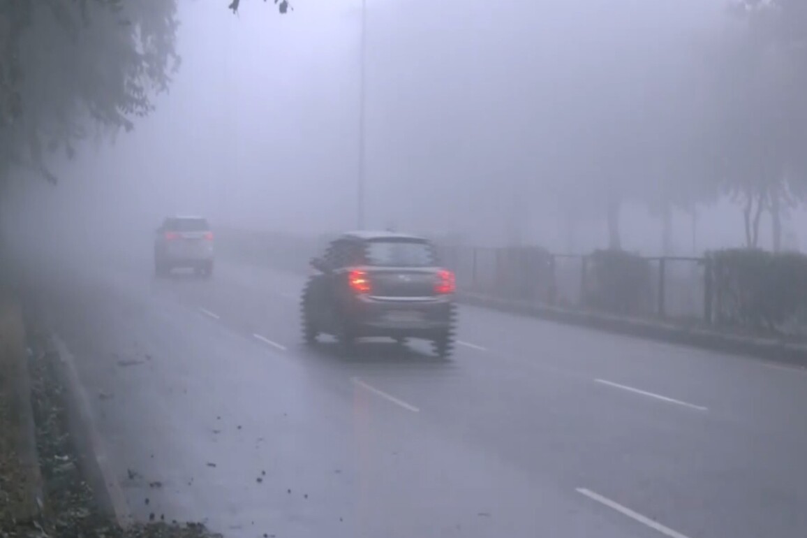 Dense fog engulfs Chandigarh, visibility drops sharply