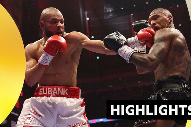 Chris Eubank Jr v Conor Benn - highlights