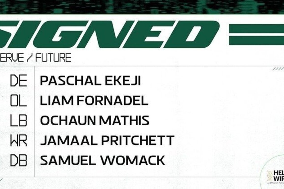 Jets Sign 5 Players to Reserve/Future Contracts