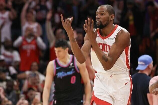 NBA roundup: Rockets' Kevin Durant becomes 5th on all-time scoring list