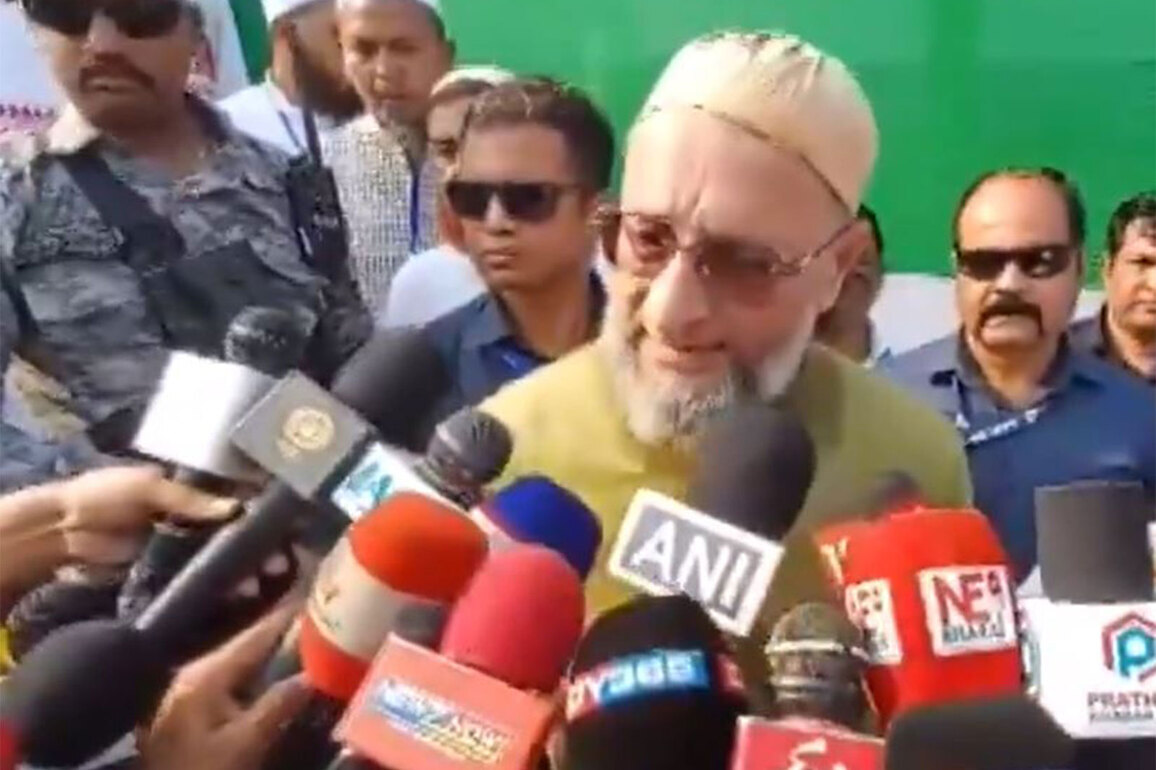 Owaisi urges Muslim voters to support AIUDF in Assam