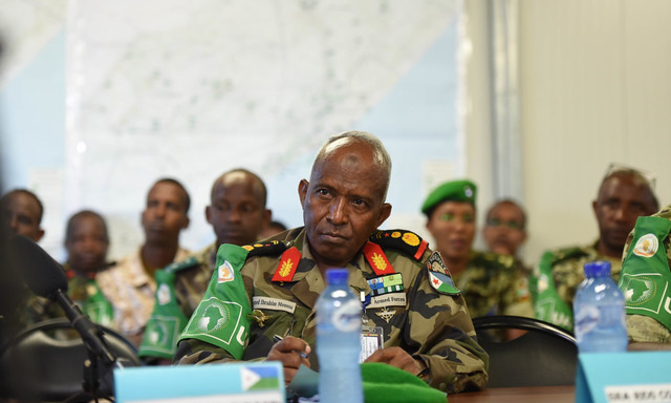 AMISOM commanders review operations AMISOM commanders review operations