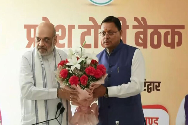 Amit Shah, Uttarakhand CM Dhami attend BJP core committee meeting in Haridwar