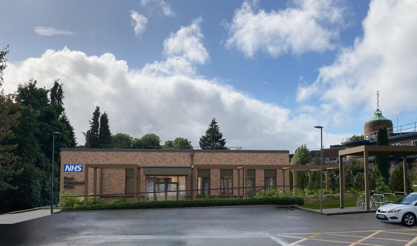 Artist's impression of QVH CDC (c) Queen Victoria Hospital NHS Foundation Trust 