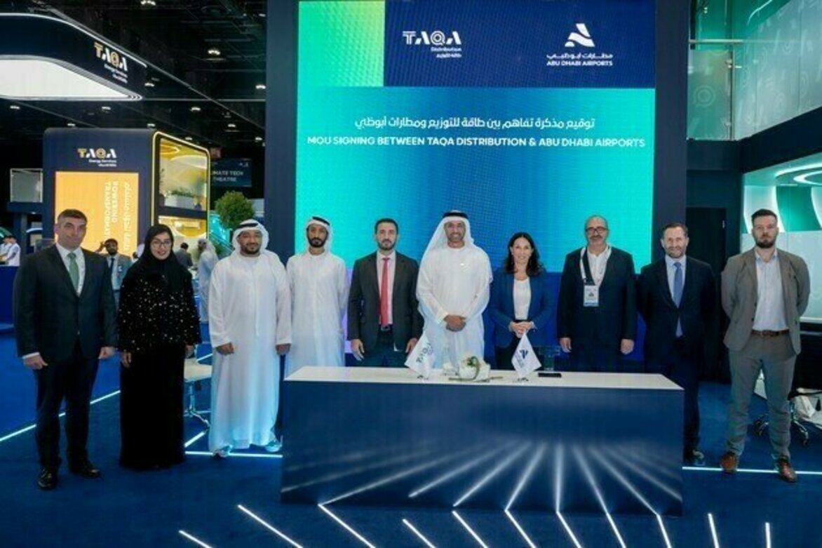 TAQA, Abu Dhabi Airports sign MoU to enhance energy, water infrastructure management