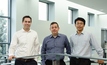 Members of the cold crystallisation cooling pond team at Hatch: Mark Machado, Angelo Stamatiou and Jianping Zhang