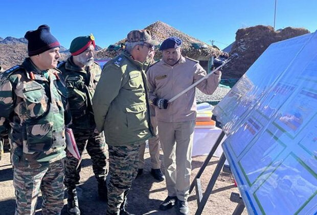 Lt Gen Raghu Srinivasan DGBR reviews road construction works in Guwahati, Tawang, West Kameng