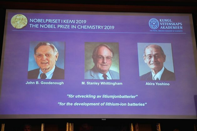 WATCH | Trio win chemistry Nobel for lithium-ion battery