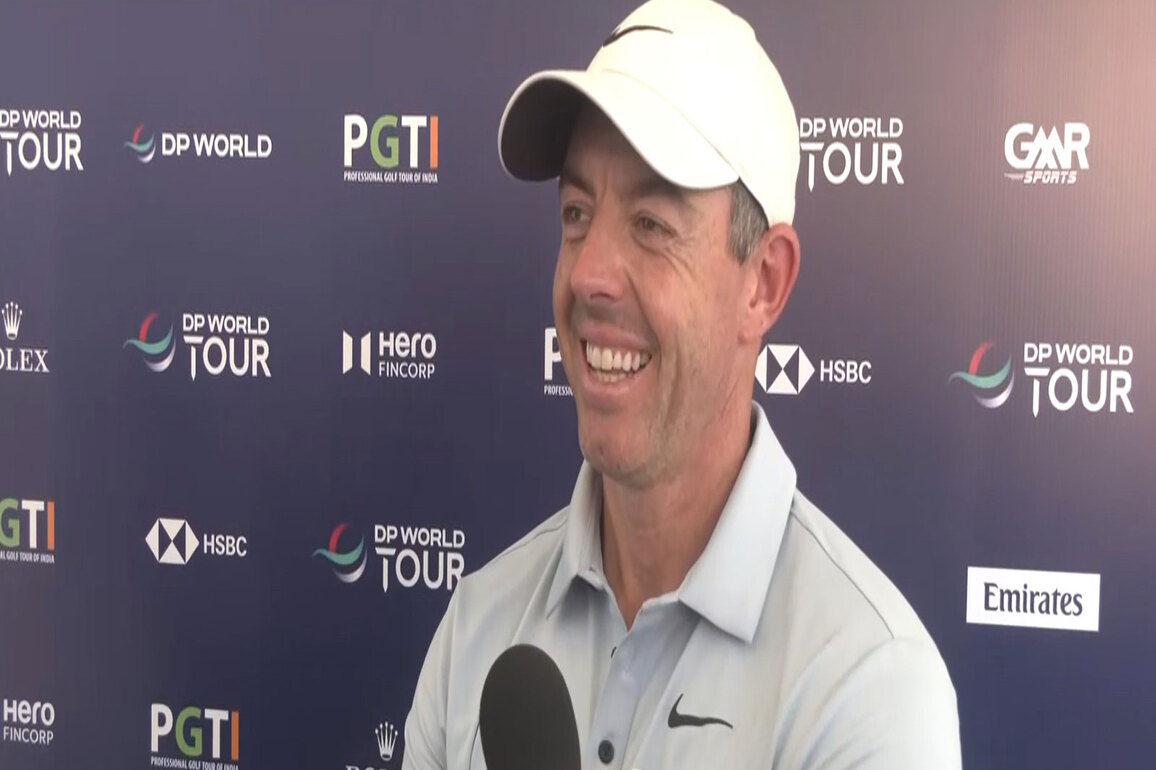 "Just need to hit a few better shots, I'll be more confident": Rory Mcllroy following opening day of DP World India Championship
