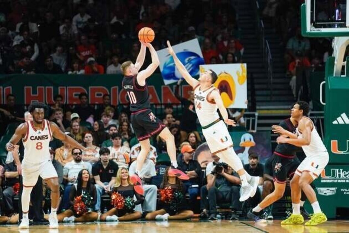 Louisville holds on to upset No. 22 Miami