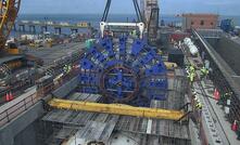  TBM ‘Chessie’ being transferred to the Southern Island