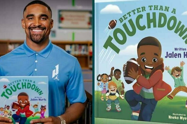 Jalen Hurts is the author of a new children's book