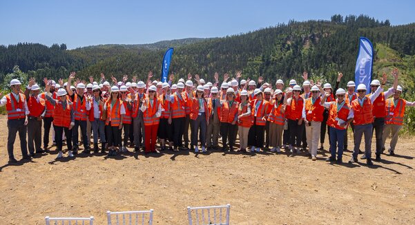 50 senior EU representatives visited the site in Chile. 