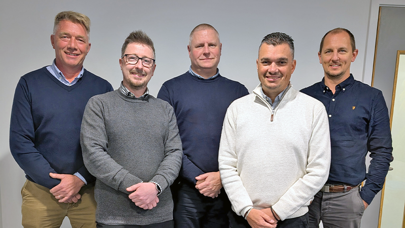 Matt Trott, Kevin Flint, Dave Griggs, Gavin Spurdens, and Matt Graves