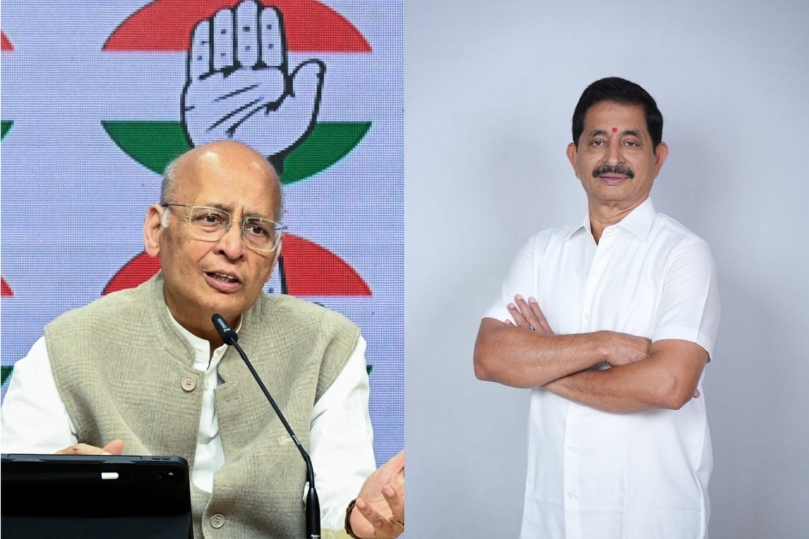 Telangana: Congress nominates Abhishek Singhvi, Vem Narender Reddy for Rajya Sabha elections