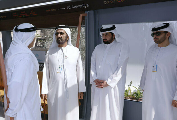 Mohammed bin Rashid reviews futuristic mobility system; Therme Dubai project on sidelines of World Governments Summit