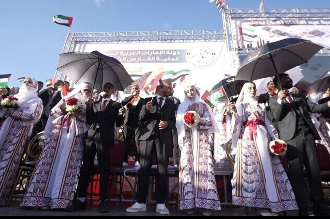 'Operation Chivalrous Knight 3' marks UAE's 54th Eid Al Etihad with mass wedding in Gaza Strip