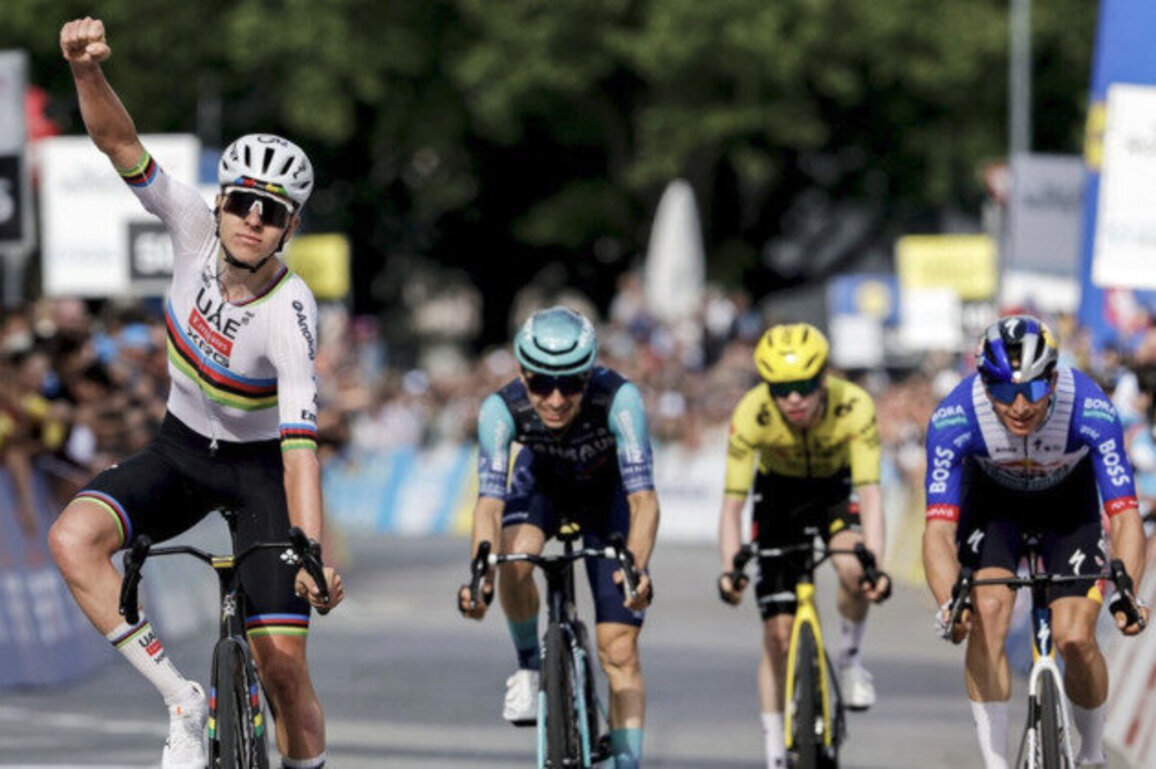 UAE Team Emirates-XRG's Pogaar storms to victory in stage 1 of Tour de Romandie