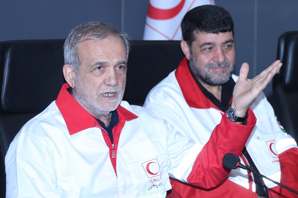 IRAN-TEHRAN-PRESIDENT-IRCS-VISIT
