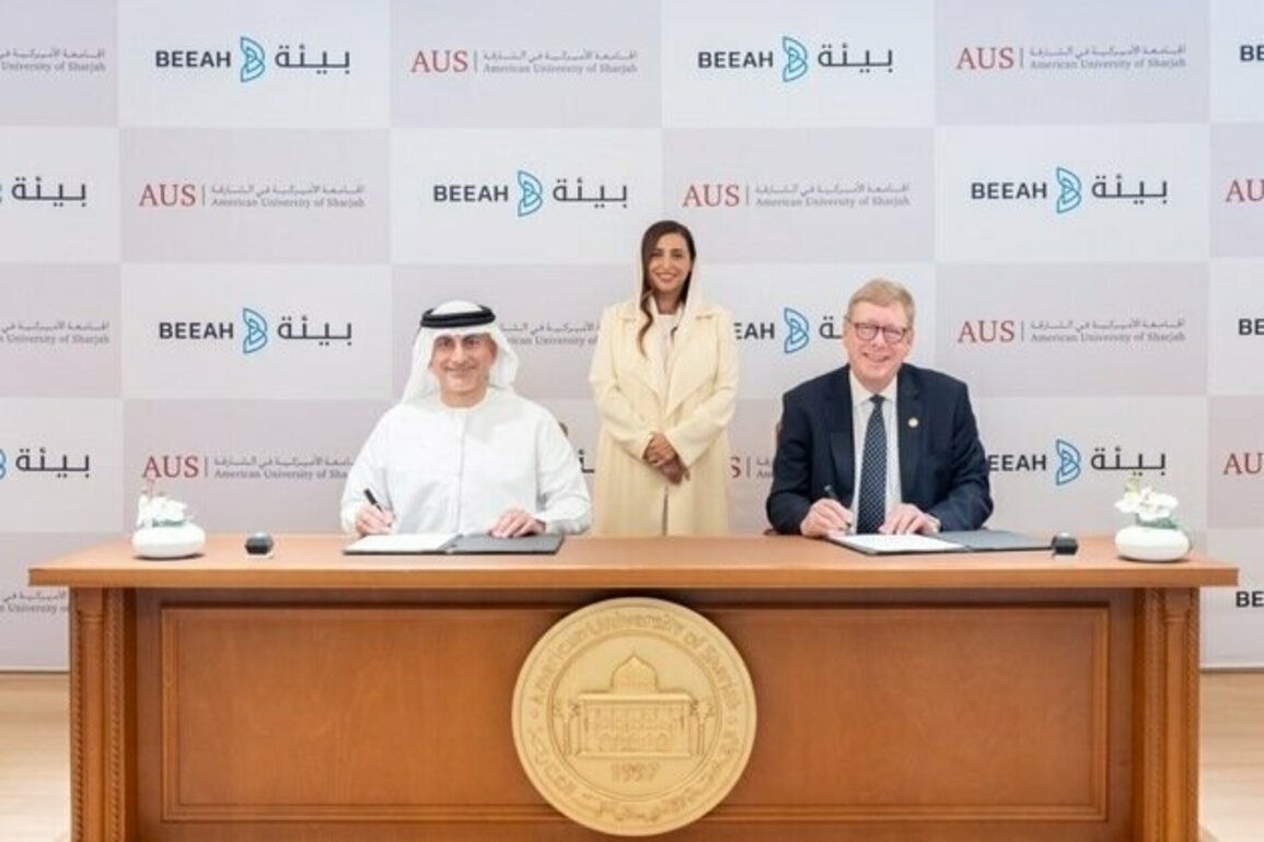 AUS, BEEAH launch professorship to advance environmental innovation, sustainability