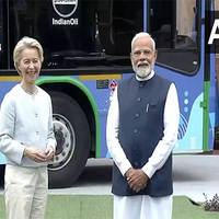 PM Modi meets with EU chief Ursula von der Leyen in Delhi
