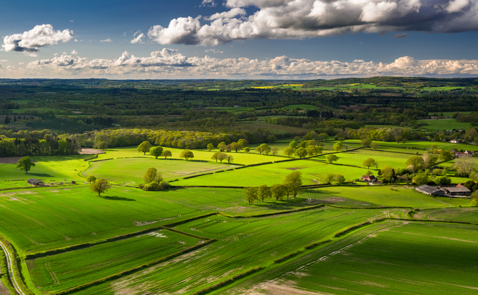 The LGPS Access pool is a collaboration between LGPS funds in Cambridgeshire, East Sussex, Essex, Hampshire, Hertfordshire, Isle of Wight, Kent, Norfolk, West Northamptonshire, Suffolk and West Sussex. Photo: West Sussex farmland. Source: halbergman via iStock