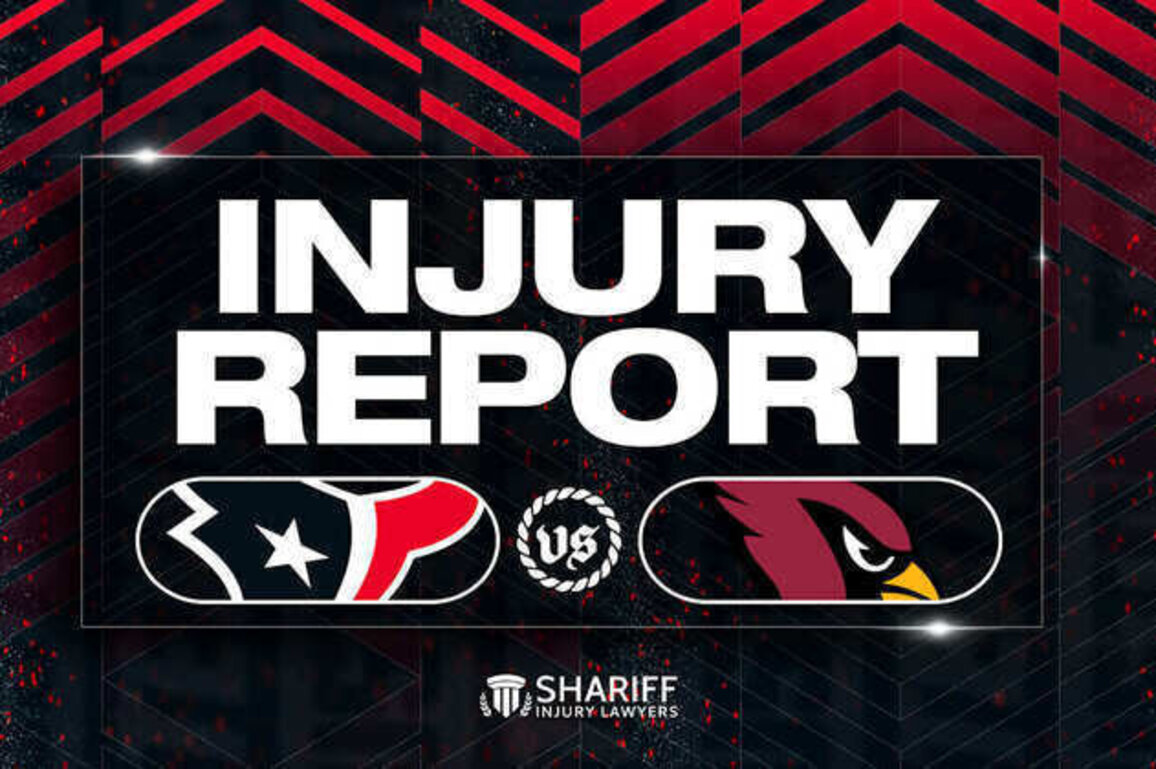 Week 15 Injury Report | Texans vs Cardinals