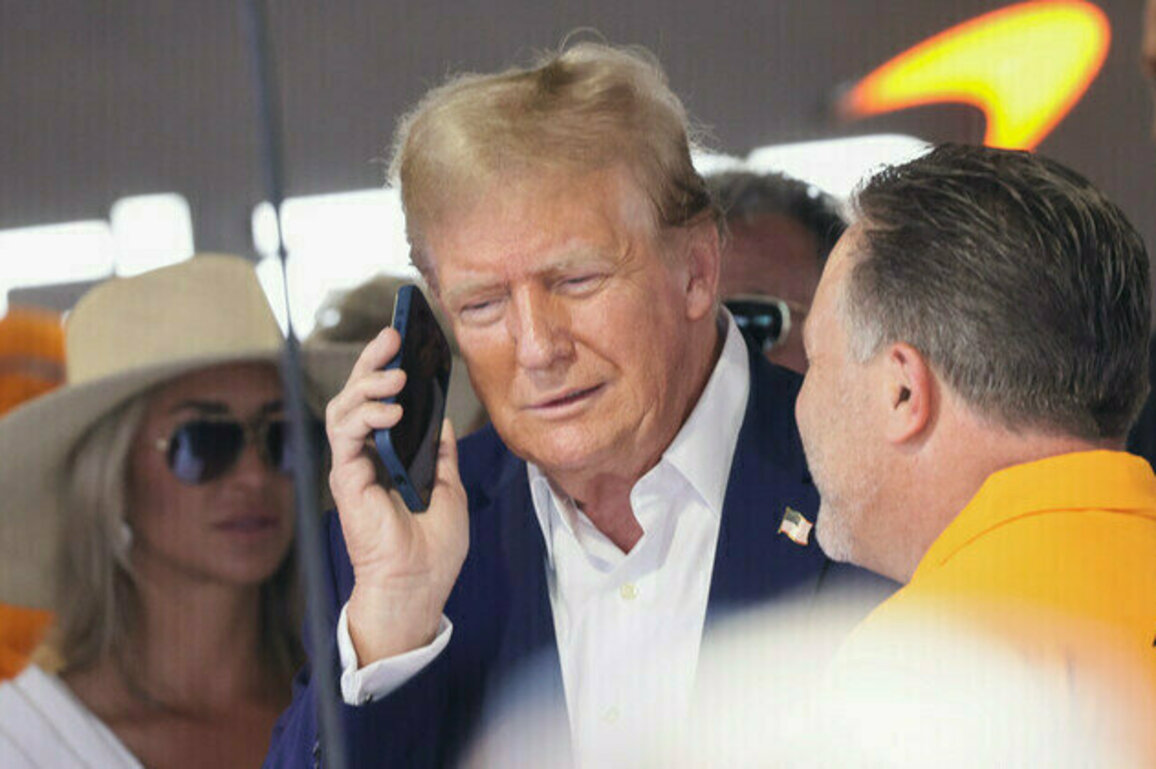 Trump schmoozes with world leaders on personal mobile  Politico