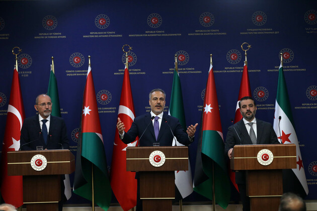 TRKIYE-ANKARA-FM-SYRIA-FM-JORDAN-FM-PRESS CONFERENCE