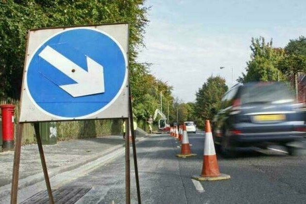 Dublin Road, Omagh Cycleway / Footway and carriageway resurfacing scheme has commenced