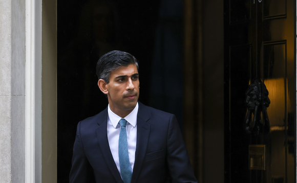 Sunak leaving for his first PMQs on October 26 | Credit: Number 10, Flickr