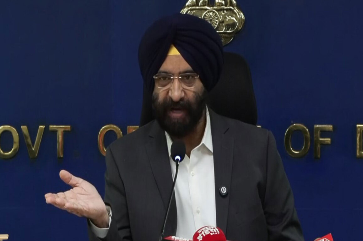 Delhi Minister Sirsa slams Kejriwal, alleges he "banned firecrackers to garner votes of a particular community"