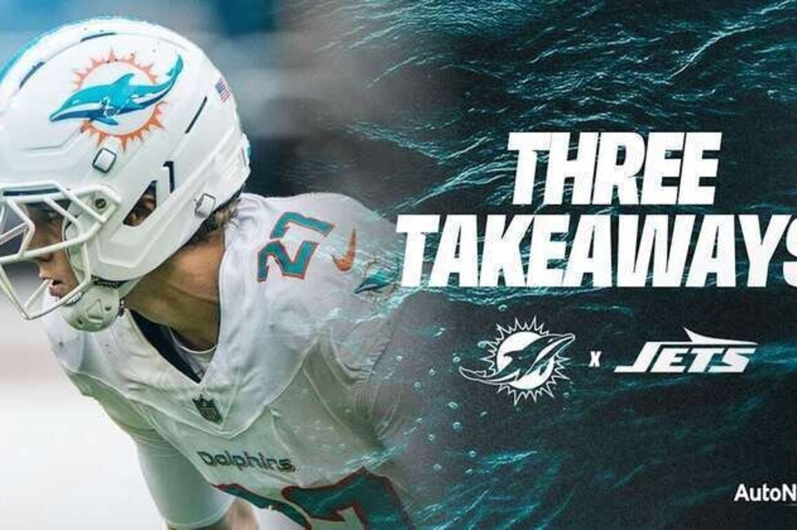 Three Takeaways: Dolphins sweep Jets in dominant fashion