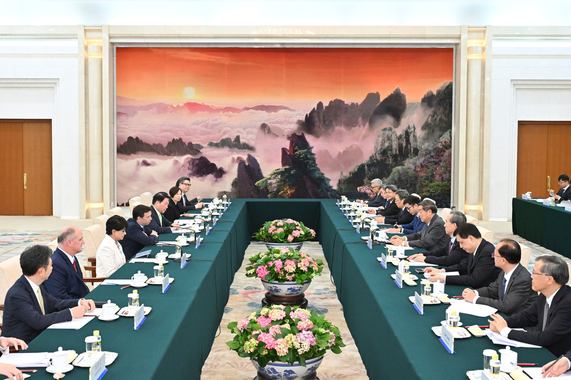 CHINA-BEIJING-HE LIFENG-MULTINATIONAL COMPANIES-LEADERS-MEETING (CN)