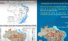 Mapa sobre potencial do urânio no Brasil/Divulgação