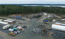 Setting up for a long stay ... Harte Gold's Sugar Zone site in western Ontario